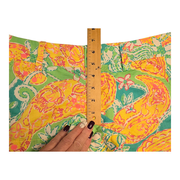 Lilly Pulitzer The Walsh Shorts Womens 00 Multicolor Floral Print Resortwear - Picture 9 of 10
